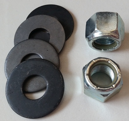 Escort Mk1 Mk2 TCA nuts and washers